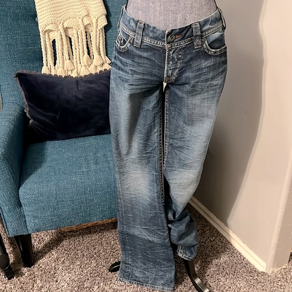 1921 Western Glove Works Bootcut Jeans - Picture 1 of 7